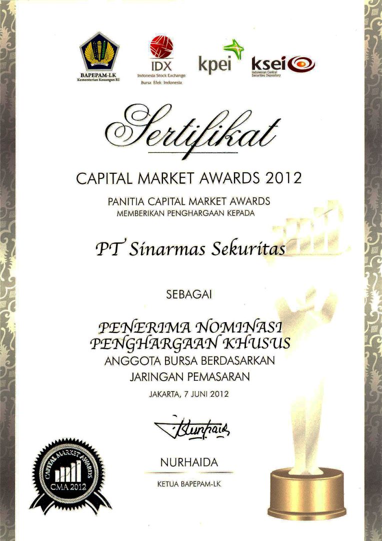 Capital Market Awards 2012